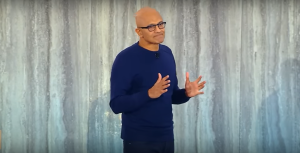 Microsoft CEO Nadella on AI LLM race